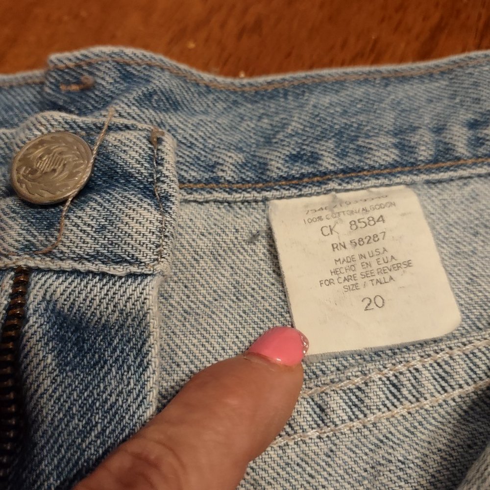 Jean Shorts Size 20